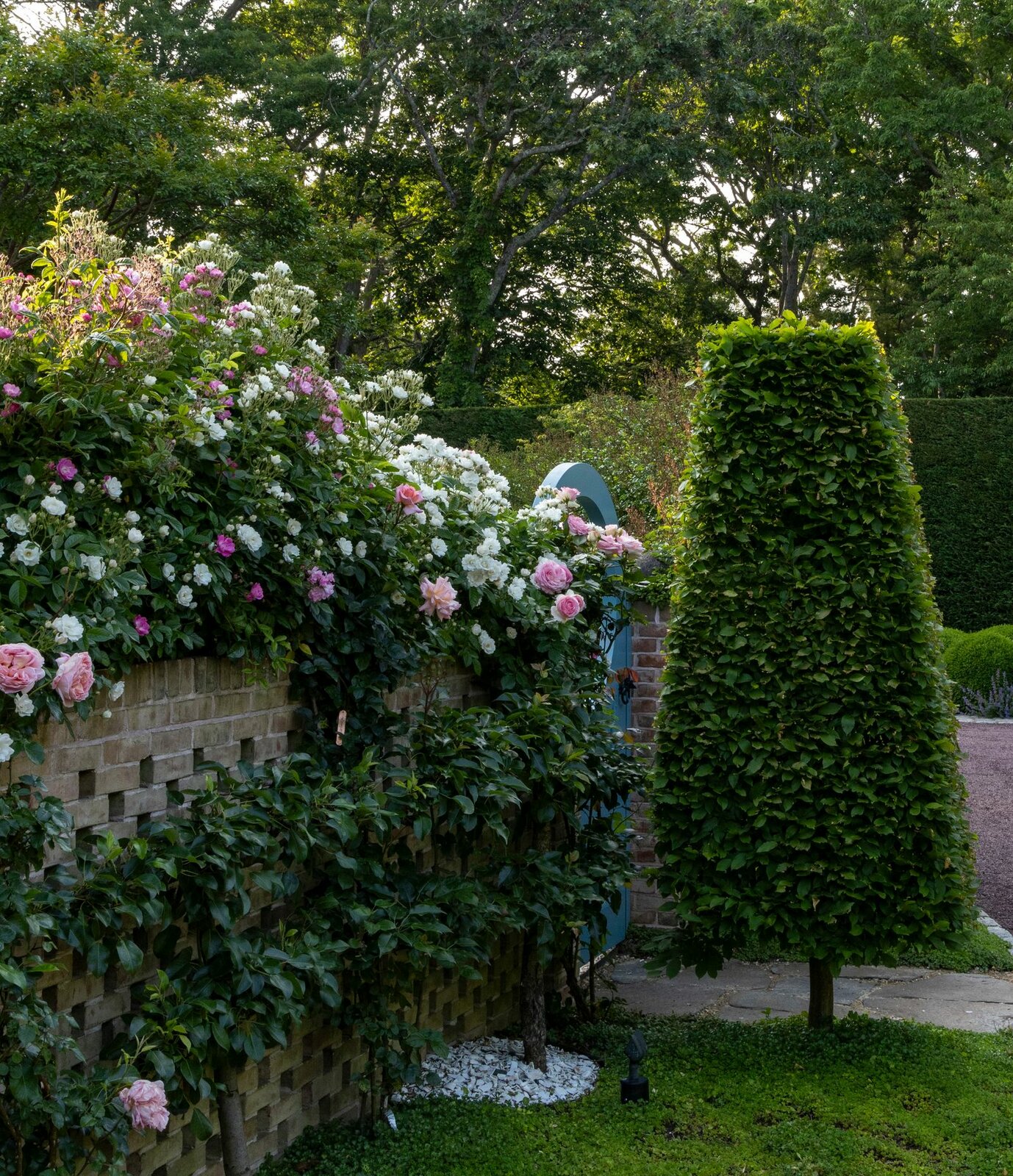 В волшебном саду с розами в Хэмптонсе