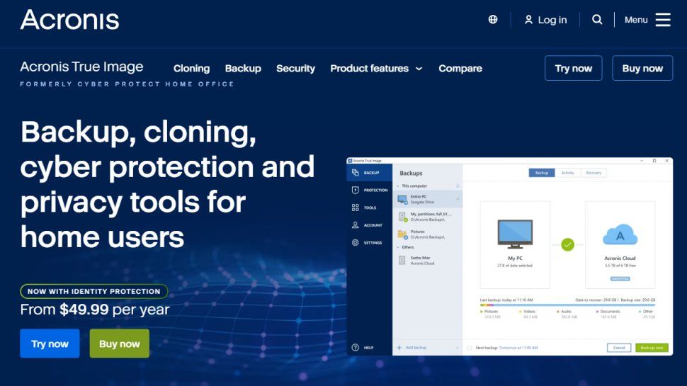 Acronis Cyber Protect Home Office