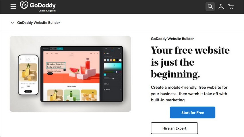GoDaddy Website Builder