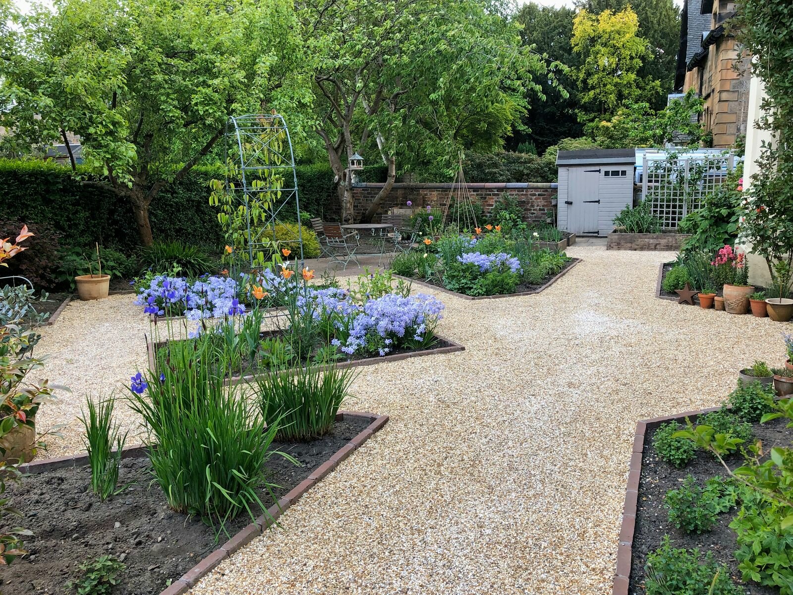 Как сделать маленький сад визуально больше