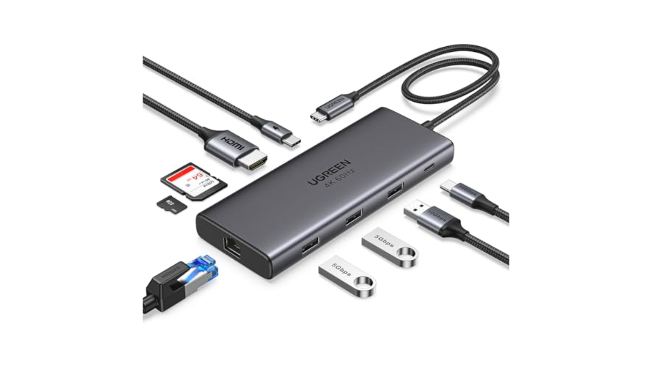 USB-C хаб UGreen Revodok Pro 9-в-1