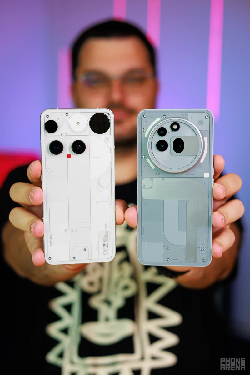 Nothing Phone (3) vs Nothing Phone (3a) Pro: флагман против середнячка