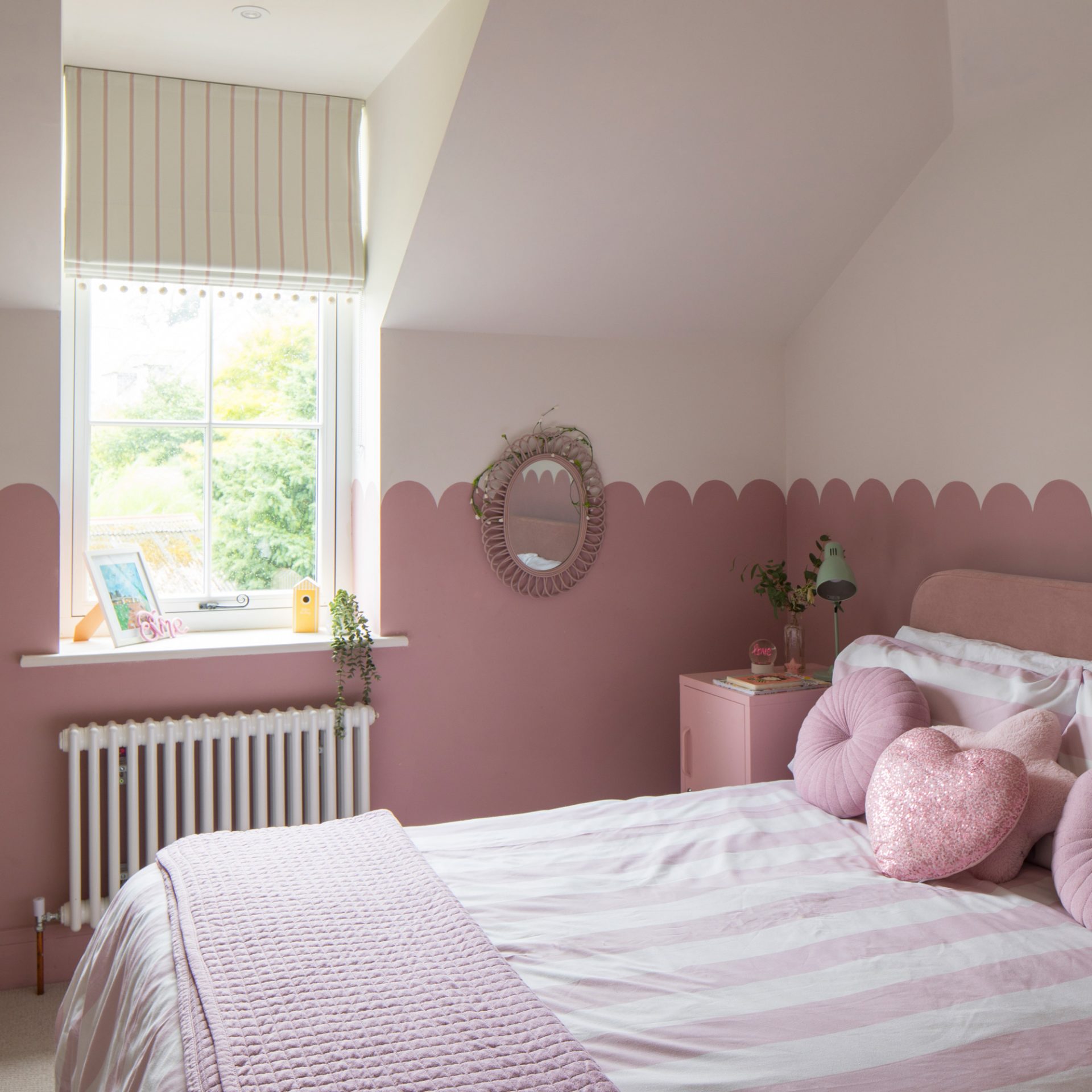 дом в пастельных тонах