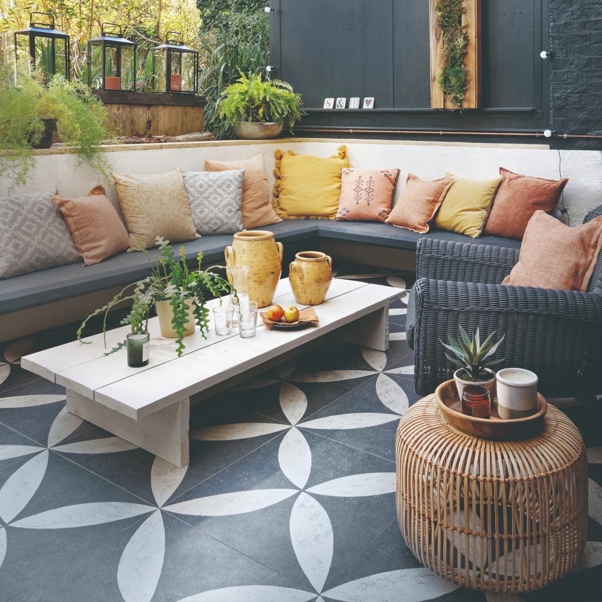 25 идей для уличной гостиной – превратите сад в роскошную зону отдыха картинка 24 идеи для уличной гостиной – стильный отдых в саду