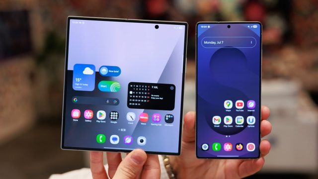 Galaxy Z Fold 7 против Galaxy S25 Ultra