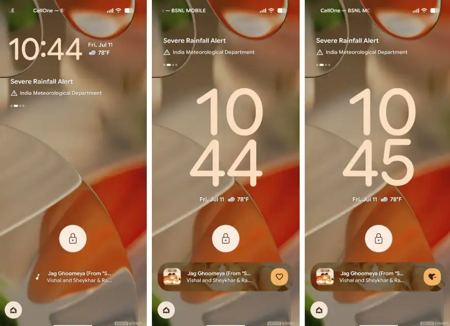 Now Playing в Pixel 