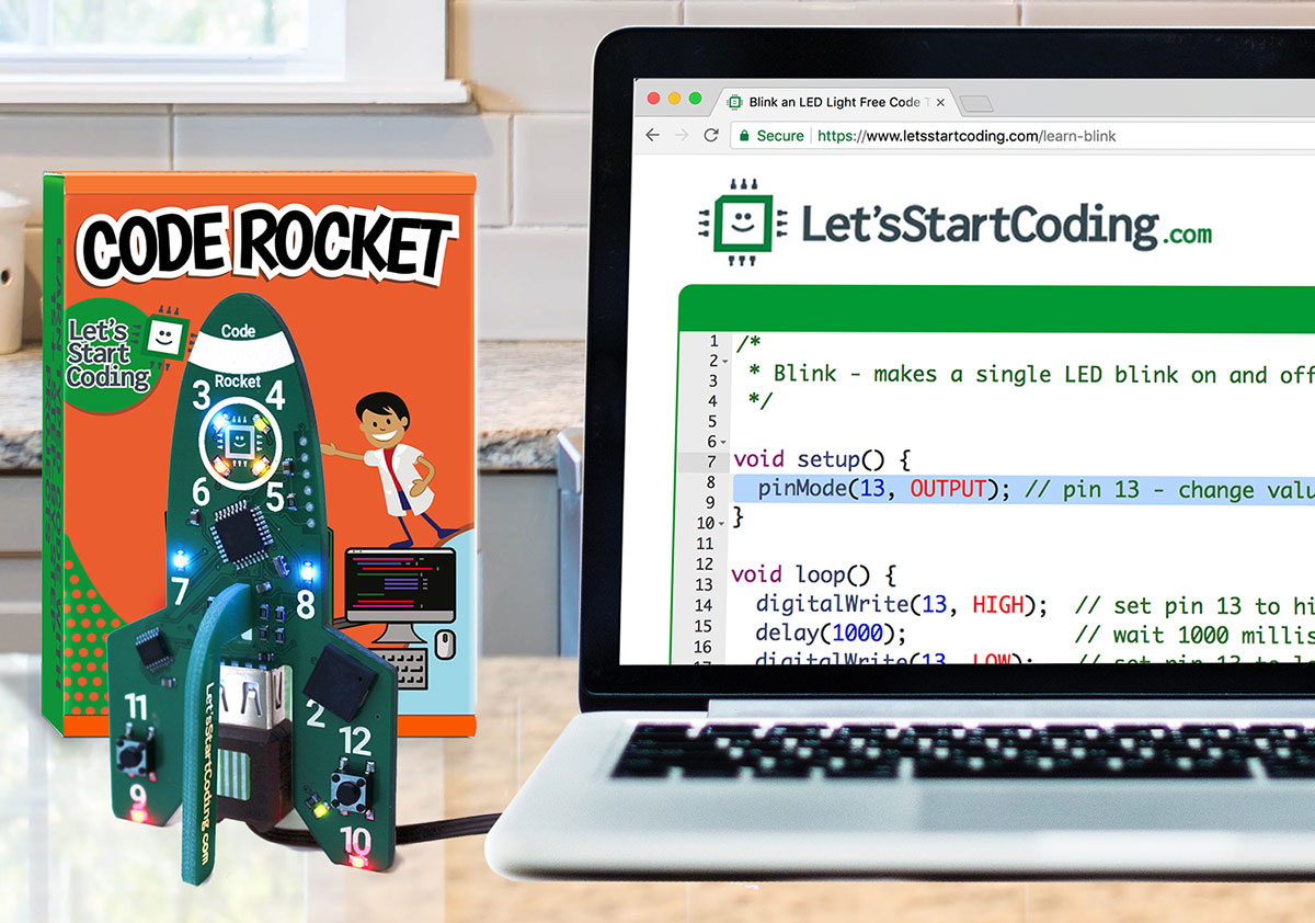 Let's Start Coding Code Rocket