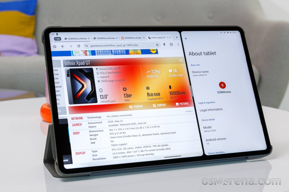 Обзор планшета Infinix Xpad GT: хорош во всем картинка Infinix Xpad GT