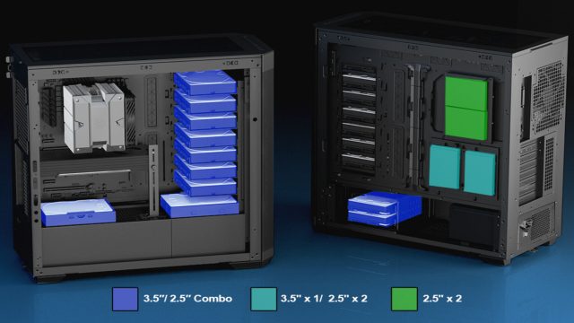 Рабочая станция с 540 ТБ хранилища стала реальностью — этот корпус может вместить до 15 жестких дисков Seagate по 36 ТБ