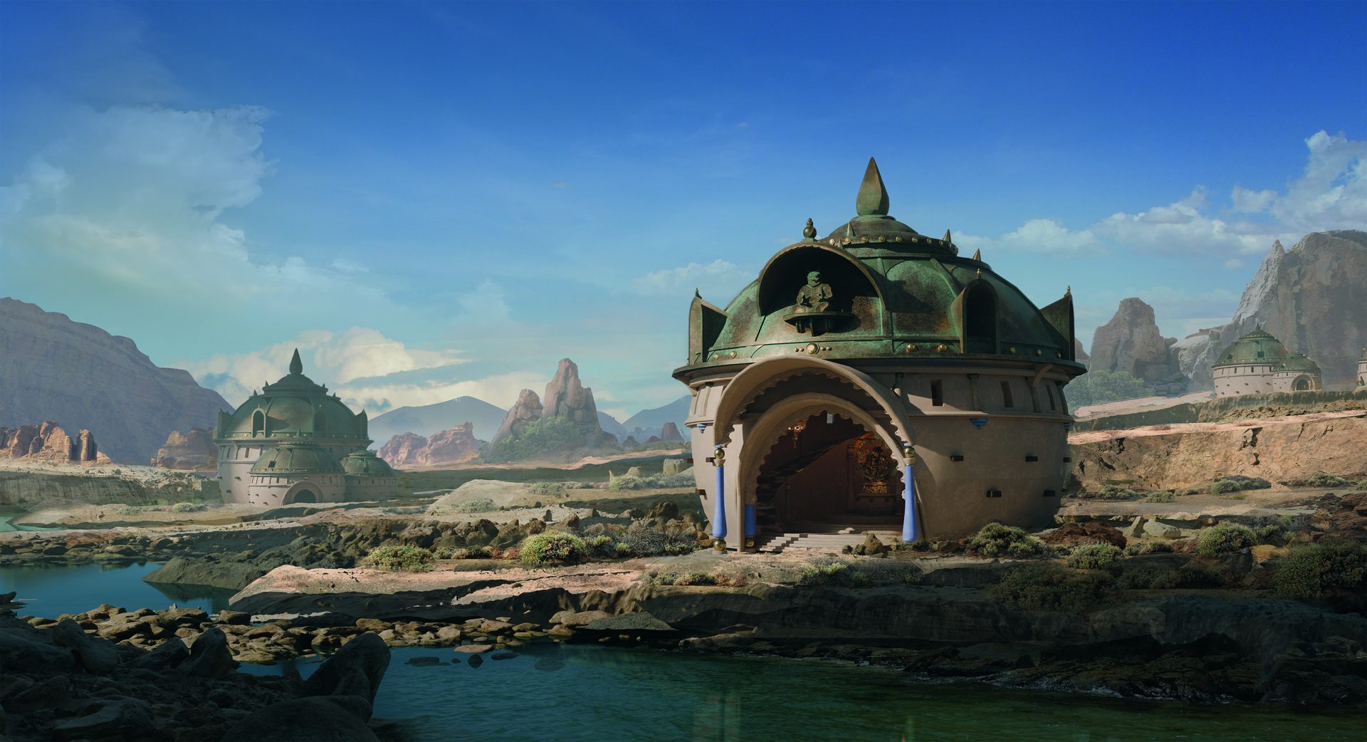 Как рисовать реалистичные локации для концепт-арта в Photoshop и Blender