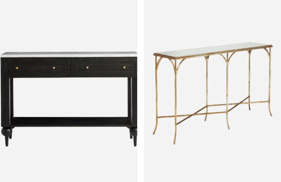 Консольные столы