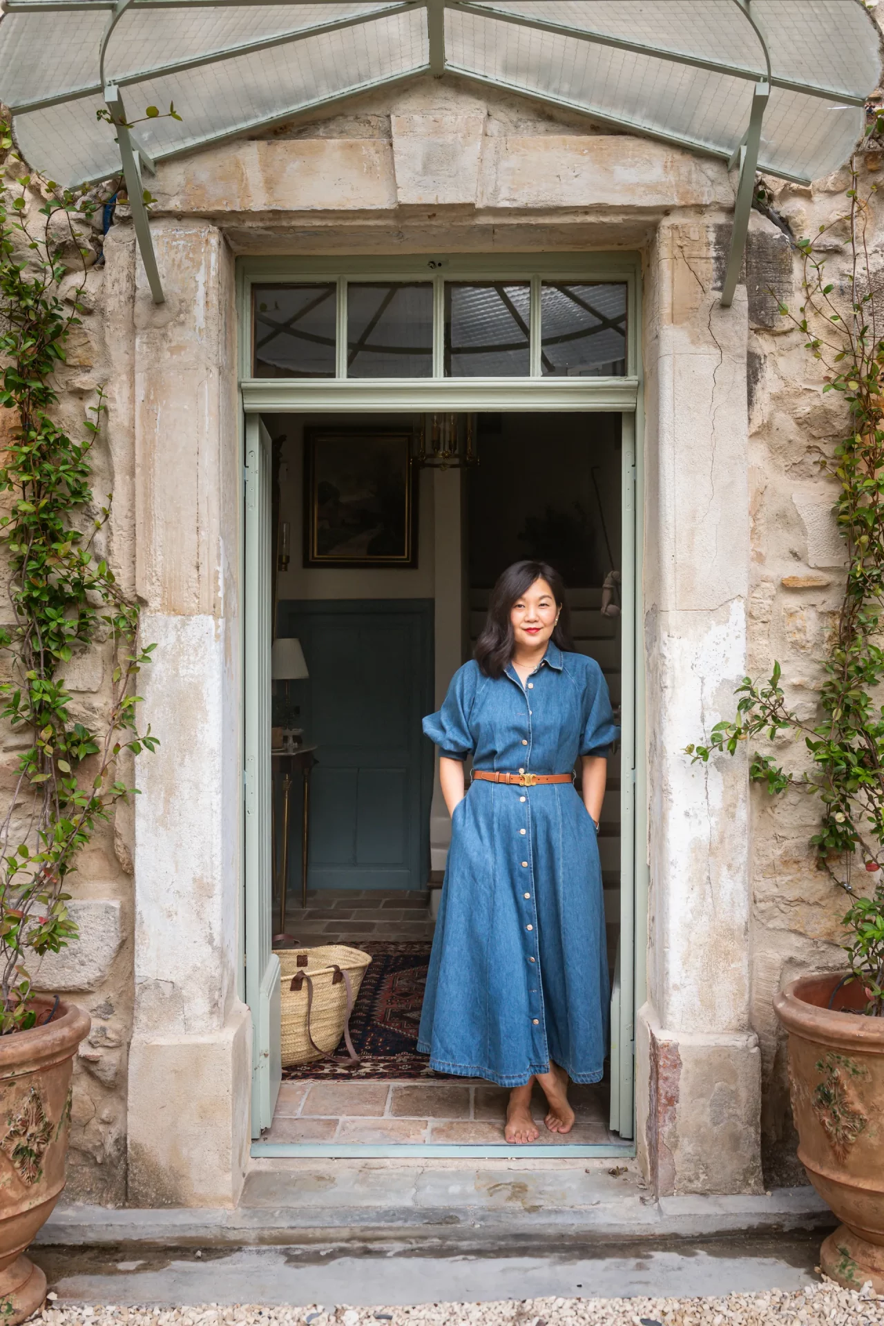 500-летний дом на юге Франции, оформленный в английском стиле