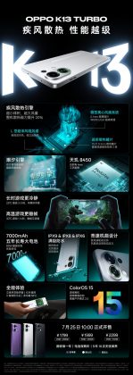 Oppo K13 Turbo