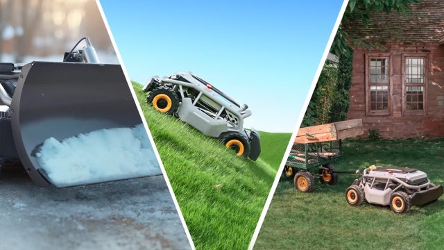 Встречайте Трансформера среди газонокосилок-роботов: Mowrator — это также снегоуборщик, пылесос для листьев и прицепное устройство, которое избавляет от тяжелой работы во дворе