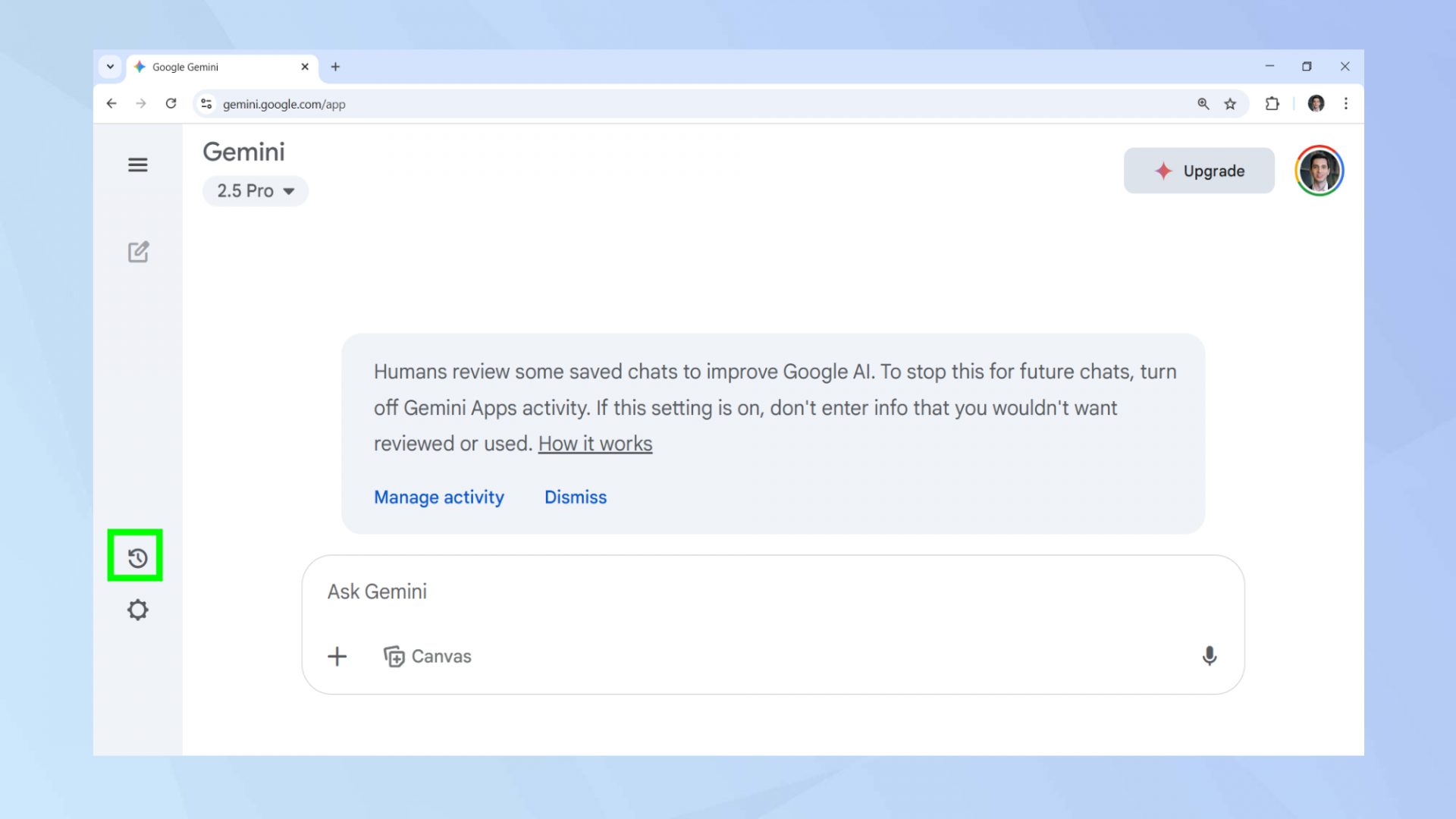 Вы можете запретить Gemini обучаться на ваших данных — вот как это сделать