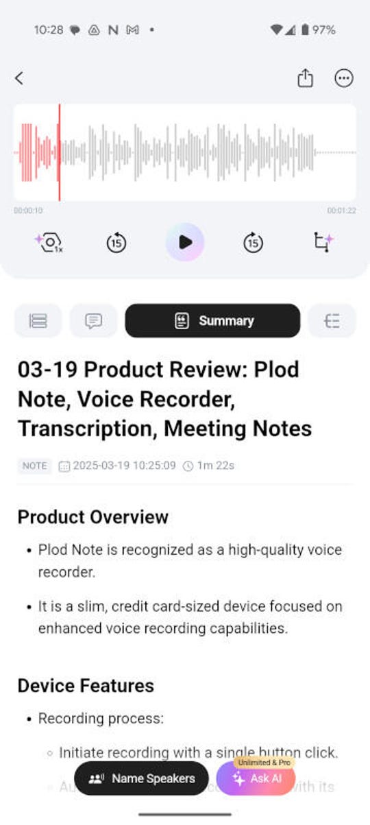 Этот удобный диктофон с искусственным интеллектом изменил мой способ работы (и он прост в использовании)