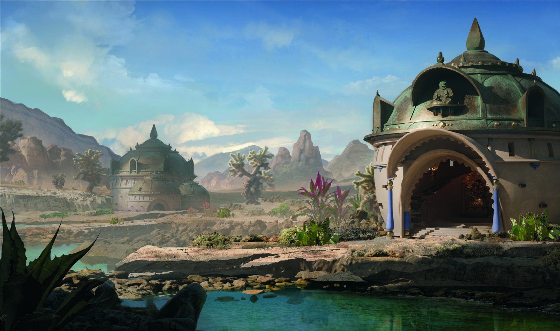 Как рисовать реалистичные локации для концепт-арта в Photoshop и Blender