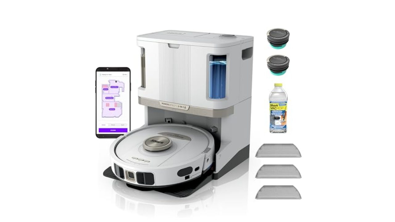 Shark PowerDetect NeverTouch Pro Robot Vacuum & Mop Combo