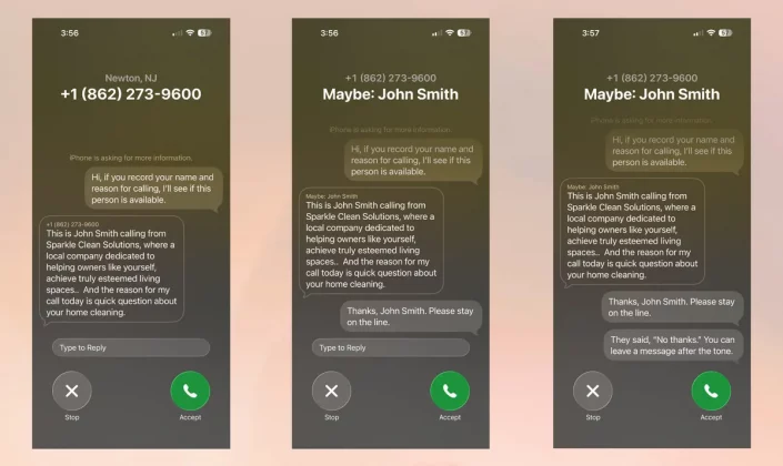 смартфоны с функцией "экран вызова"