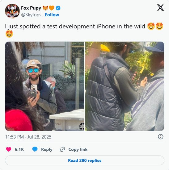 Утечка: iPhone 17 Pro попал на видео из-за ошибки Apple