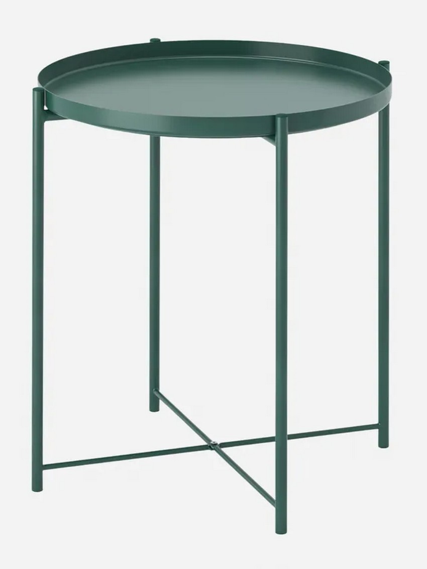 Столик-поднос Gladom, темно-серо-зеленый