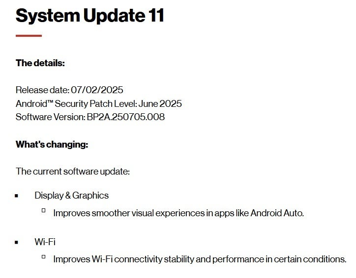 Verizon случайно слил список исправлений ошибок для Pixel до выхода обновления
