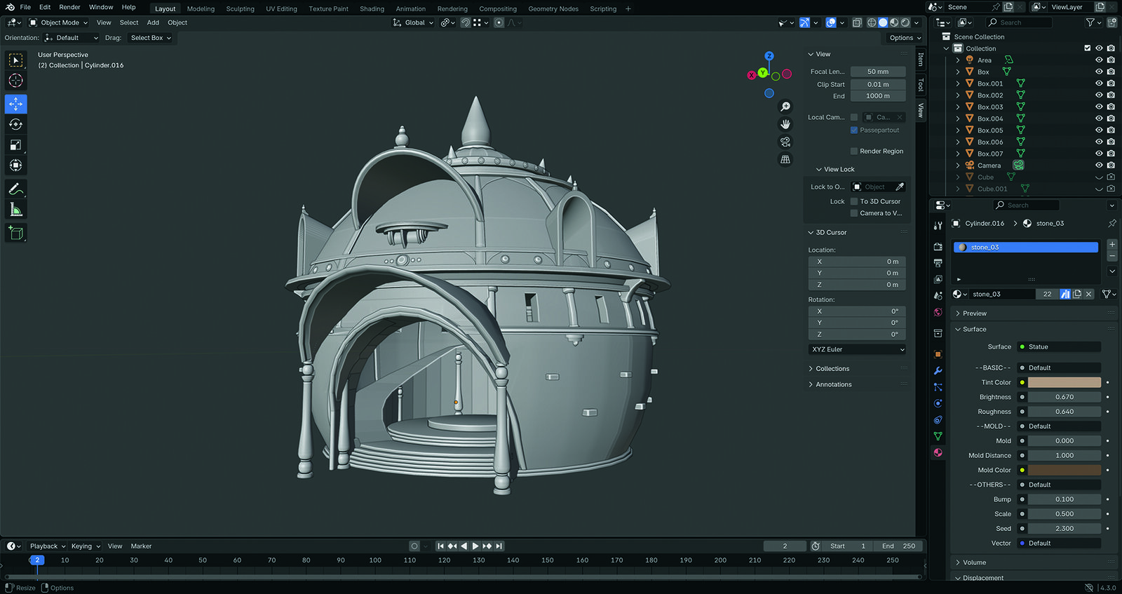 Как рисовать реалистичные локации для концепт-арта в Photoshop и Blender