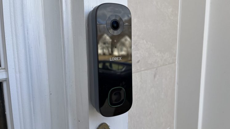 Google Home Lorex 4K Battery Video Doorbell