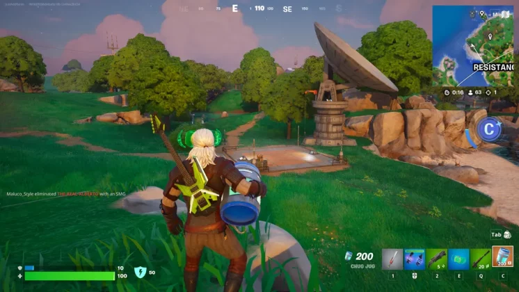 Западная сторона базы Сопротивления