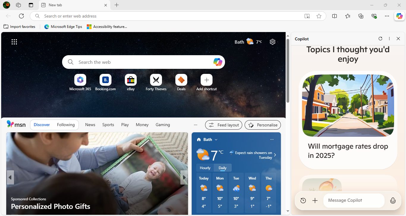 Обзор Microsoft Edge: возможности, скорость, удобство картинка Microsoft Edge