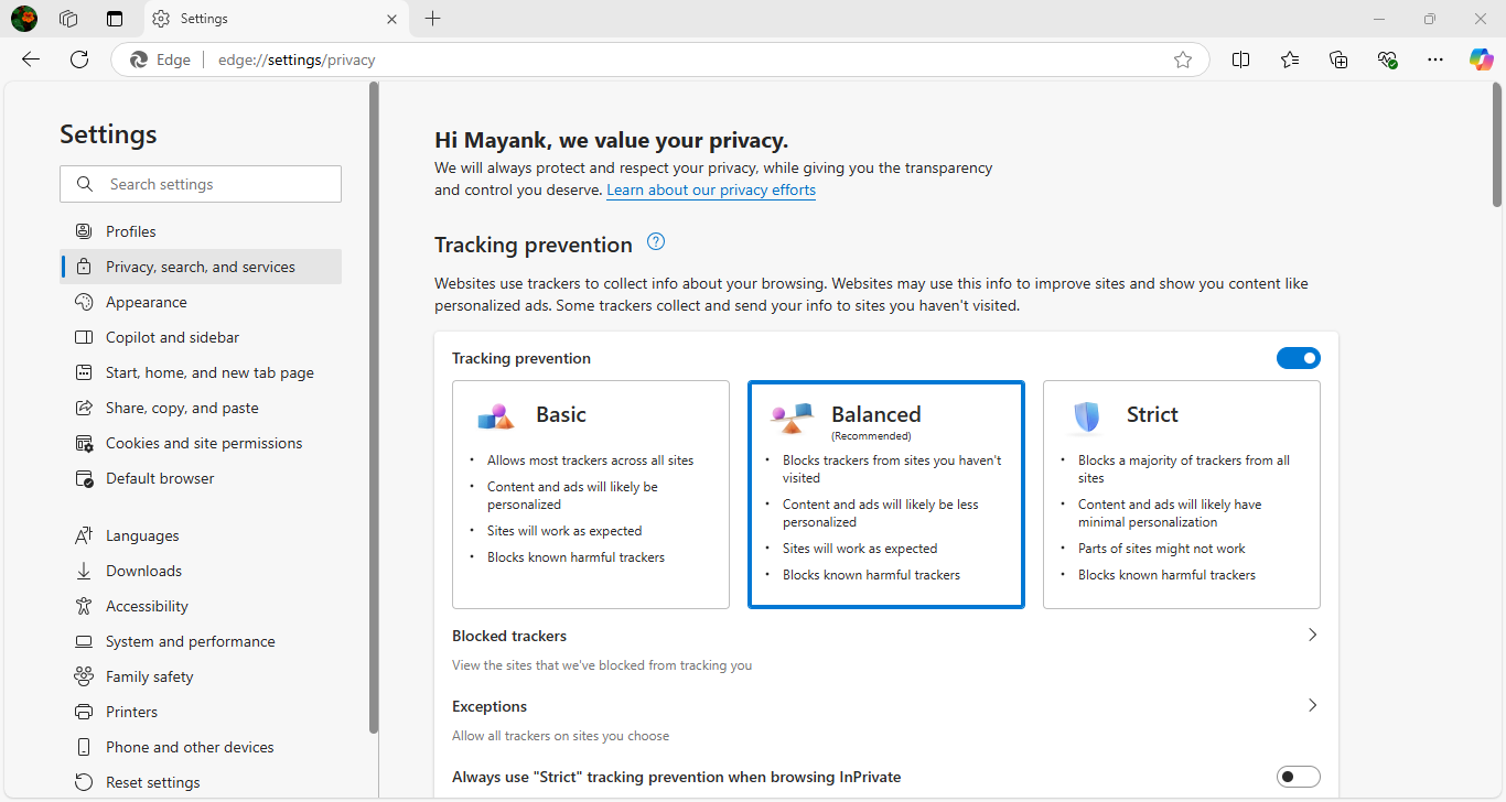 Обзор Microsoft Edge: возможности, скорость, удобство картинка Microsoft Edge