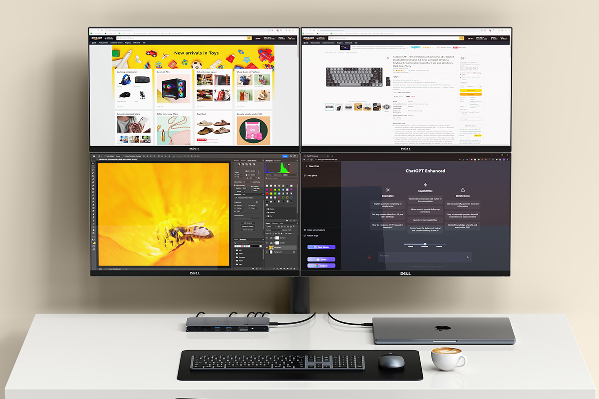 Satechi Thunderbolt 4 Docking Station with DisplayLink