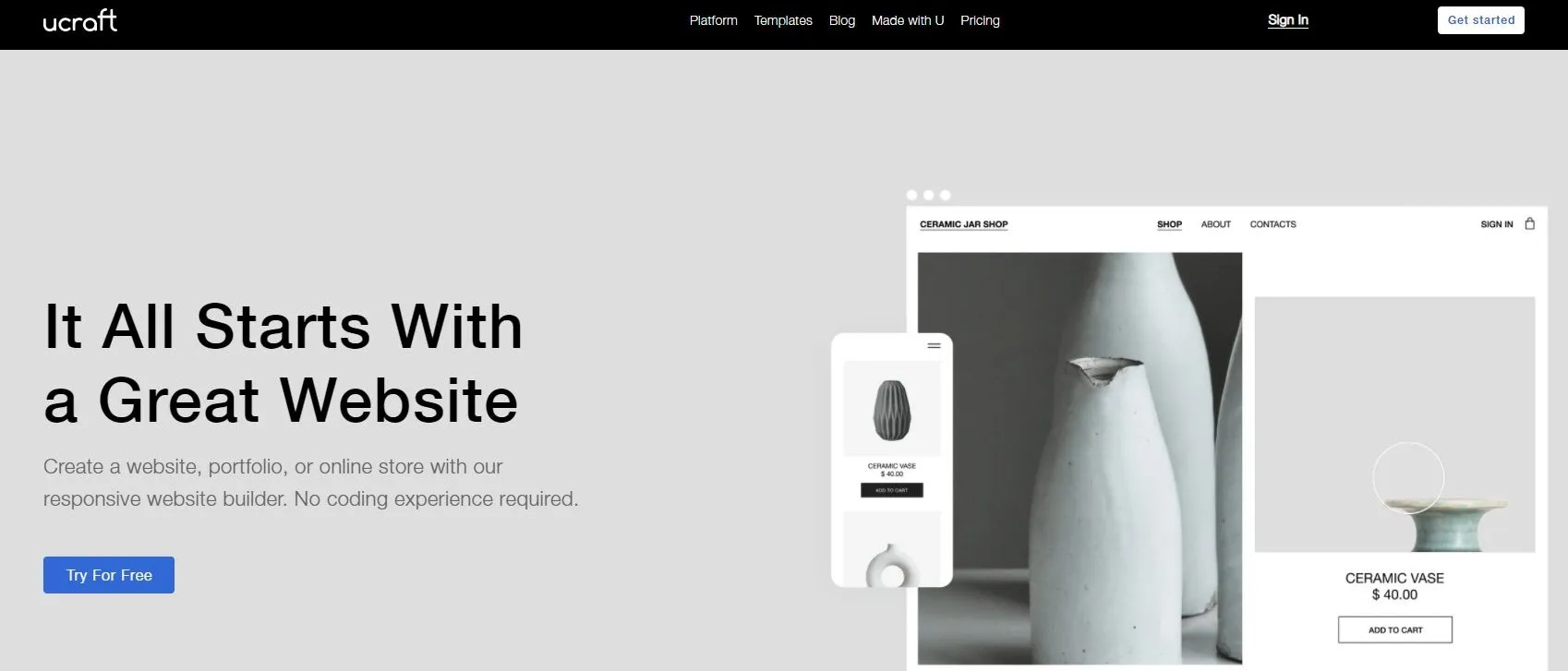 Ucraft – обзор конструктора сайтов 2025 года