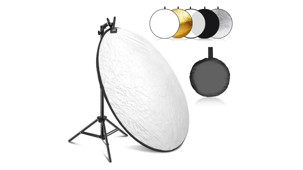 Отражатели для фото – как выбрать идеальный вариант? картинка Neewer 32in Light Reflector with stand-2
