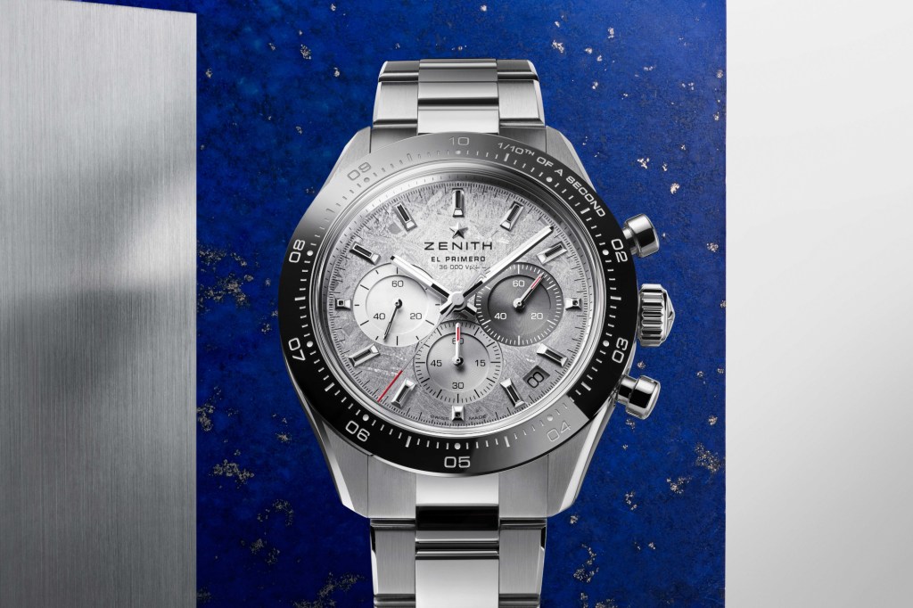 Космос на запястье: Zenith создал часы с метеоритом древнее Земли картинка Космос на запястье: Zenith создал часы с метеоритом древнее Земли