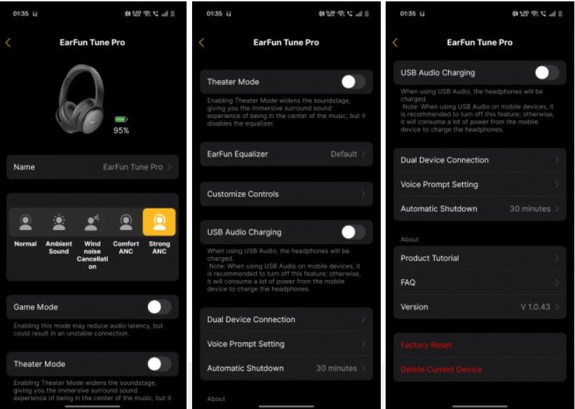 Обзор EarFun Tune Pro: крепкий бюджетник с отличным ANC картинка EarFun Tune Pro