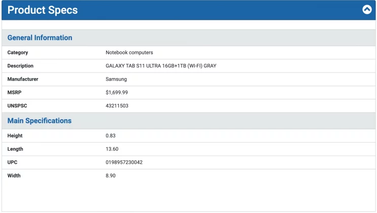 Утечка раскрыла все цены на Galaxy Tab S11: Samsung готовит сюрприз