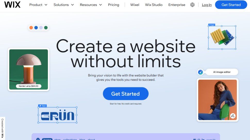 Конструкторы целевых страниц: как выбрать? картинка Wix