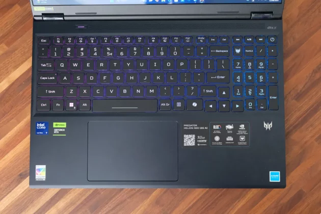 Обзор Acer Predator Helios Neo 16S AI: тонкий, но мощный игровой ноутбук фото