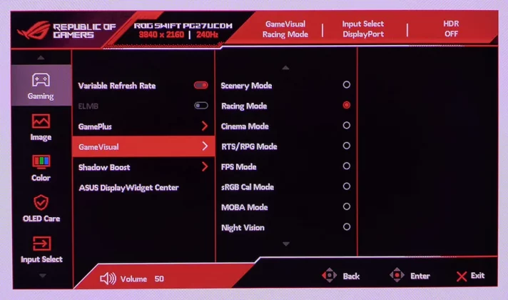 Обзор Asus ROG Swift PG27UCDM: первоклассный во всех отношениях фото