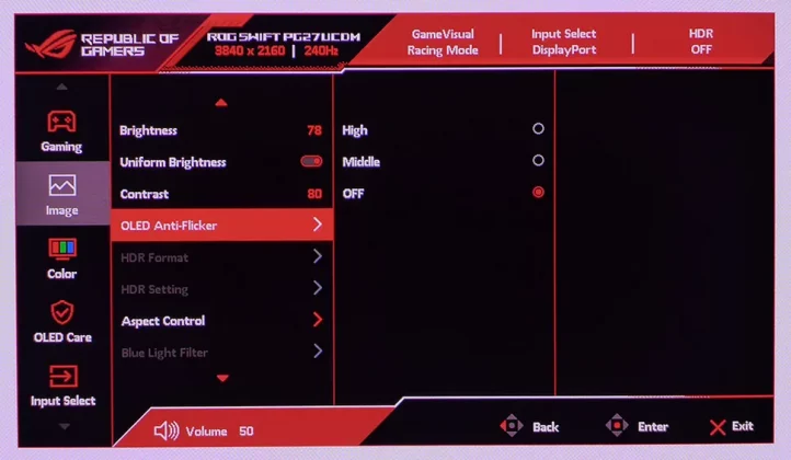 Обзор Asus ROG Swift PG27UCDM: первоклассный во всех отношениях фото