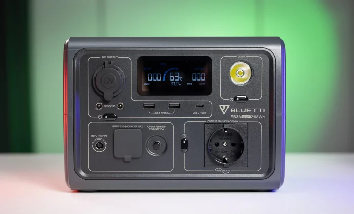 Обзор портативной электростанции BLUETTI EB3A: компактный воин фото