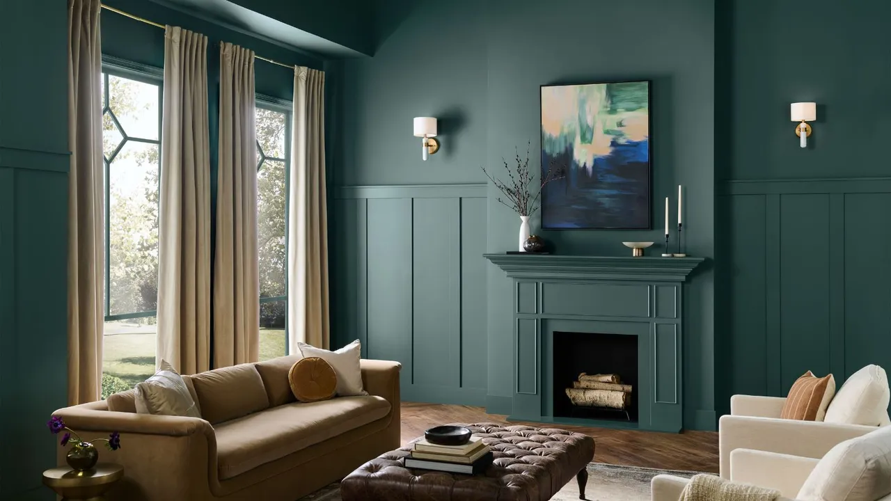 429269Смерть бежевому: Behr объявляет войну нейтральным тонам смелым нефритовым оттенком!