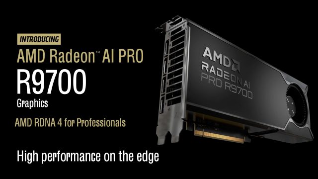 Radeon AI Pro R9700: дебют неуловимой карты для ИИ на розничном рынке
