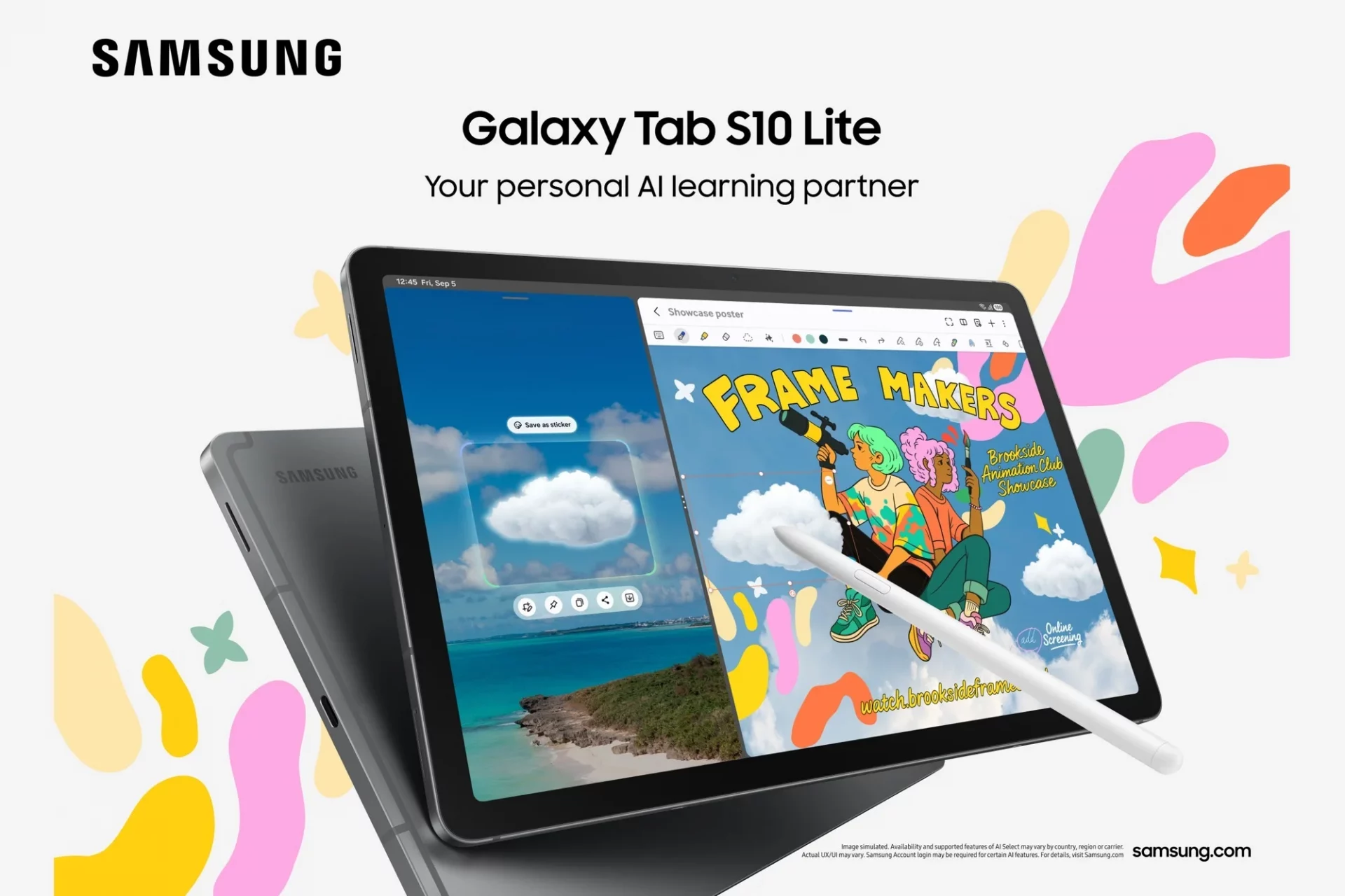 Samsung представляет Galaxy Tab S10 Lite: универсальный планшет, который не ударит по карману