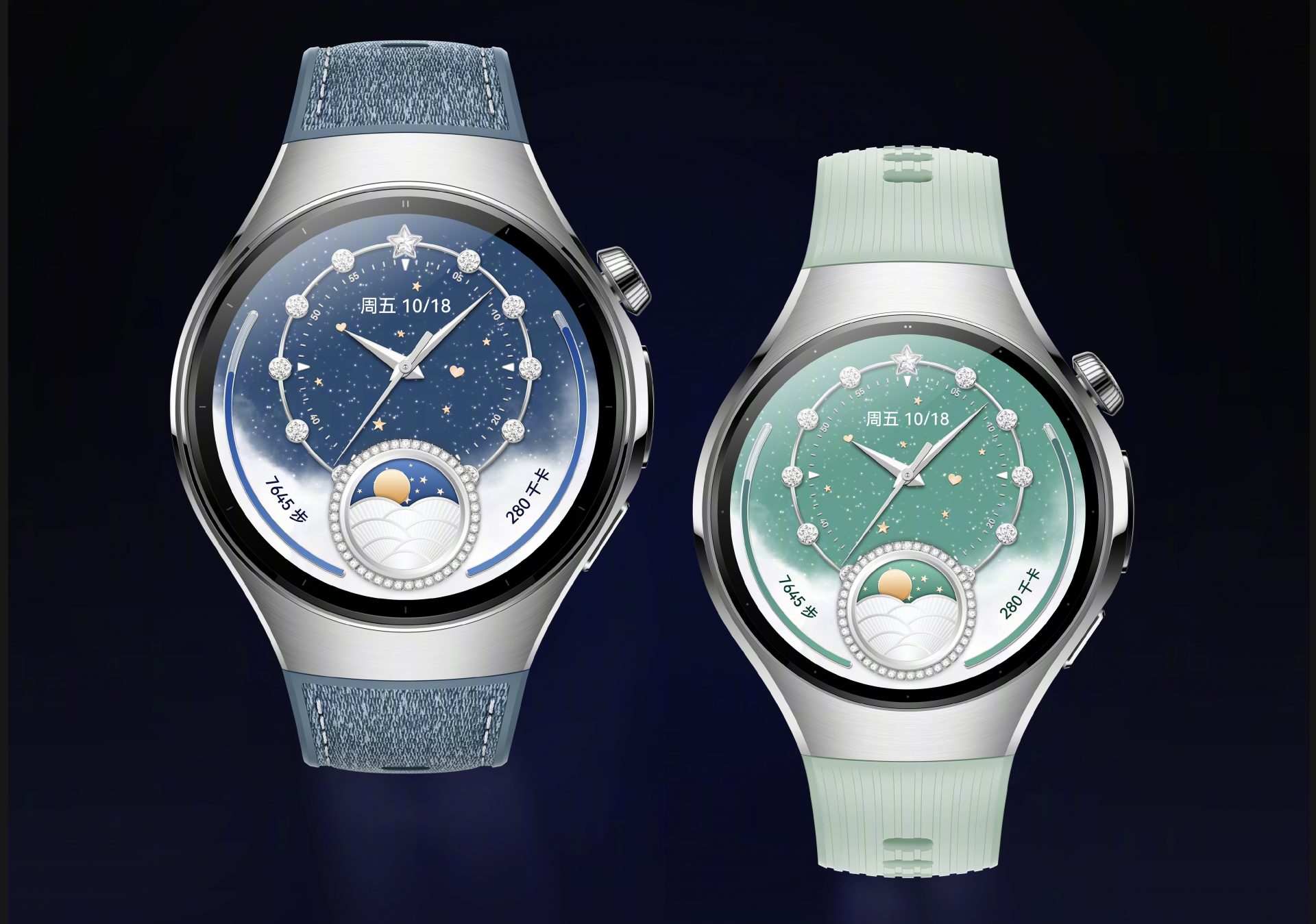 Huawei Watch 5 получают два свежих цвета: встречайте Aurora Green и Galaxy Blue!