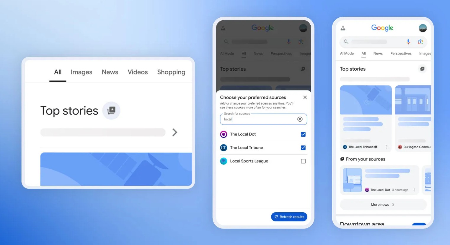 Google Search станет персонализированным — контент от ваших любимых источников в приоритете!