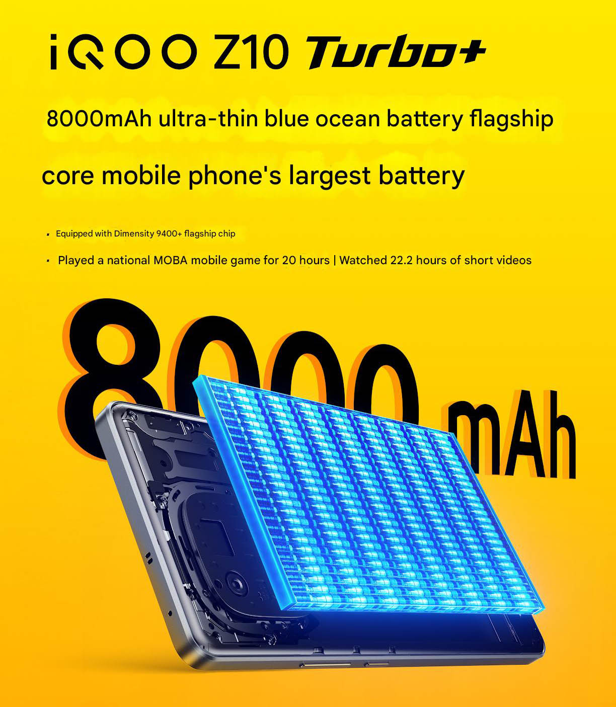 iQOO Z10 Turbo+: 8000 мАч батарея и мощь в одном флаконе! картинка iQOO Z10 Turbo+: 8000 мАч батарея и мощь в одном флаконе!