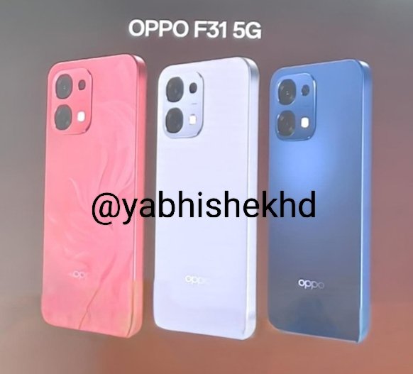 Трио Oppo F31 впервые на утекших изображениях