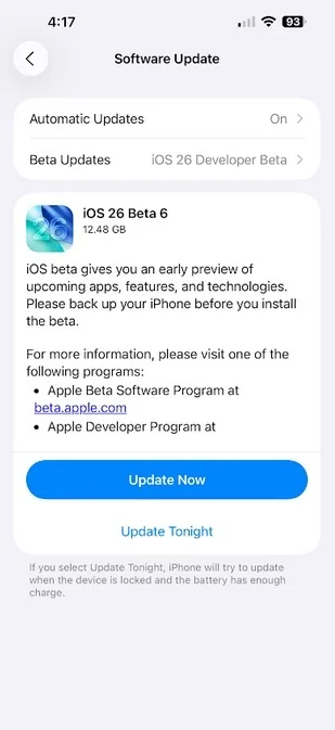 iOS 26 Beta 6: какие сюрпризы приготовила Apple в новом обновлении? картинка iOS 26 Beta 6: какие сюрпризы приготовила Apple в новом обновлении?